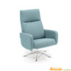 draaifauteuil lichtblauw stoel goedkope fauteuil