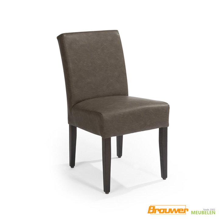 eetkamerstoel bruin leer