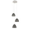 hanglamp 3 lichts speels zwart draad