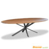 ovale tafel hout eiken