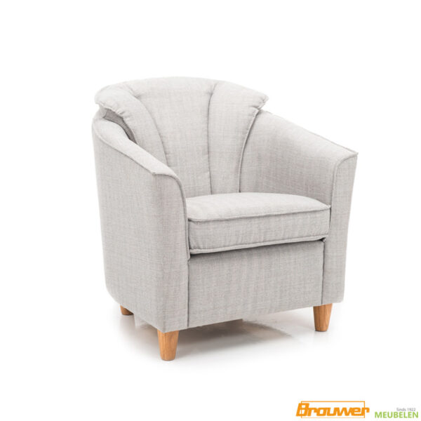 fauteuil club licht aparte rug