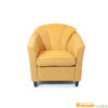 kleine-fauteuil-geel-dik-rugkussen-los-zitkussen