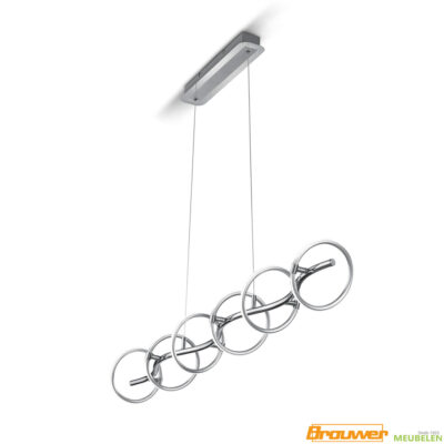 led hanglamp stappendimmer nikkel mat modern nikkel mat