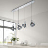 hanglamp glas zwart romantische