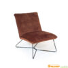 Fauteuil zonder armleuning Adore stof