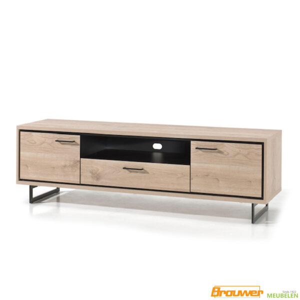 tv-meubel met 2 deuren en lade