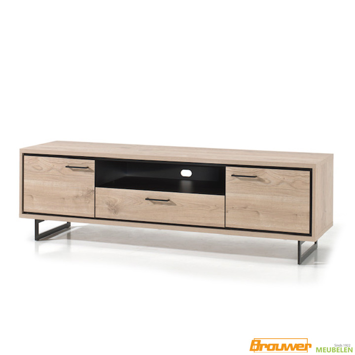 tv-meubel met 2 deuren en lade