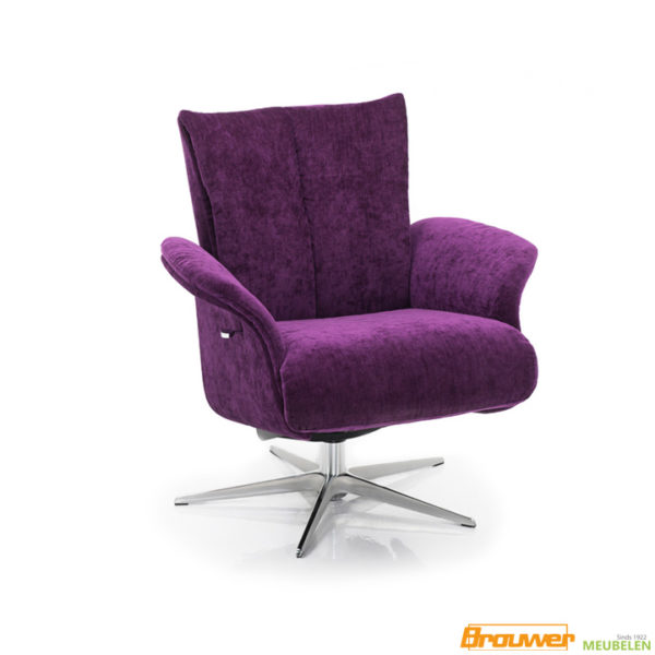 paarse fauteuil relaxfauteuil