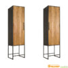 hoge kast 220 cm teakhout Felino kast towerliving Noord-Holland