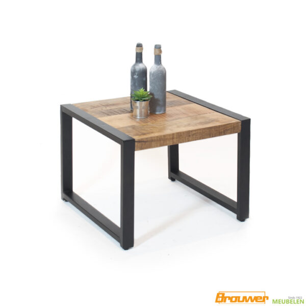 salontafel 60 x 60 cm hoektafel bijzettafel mango