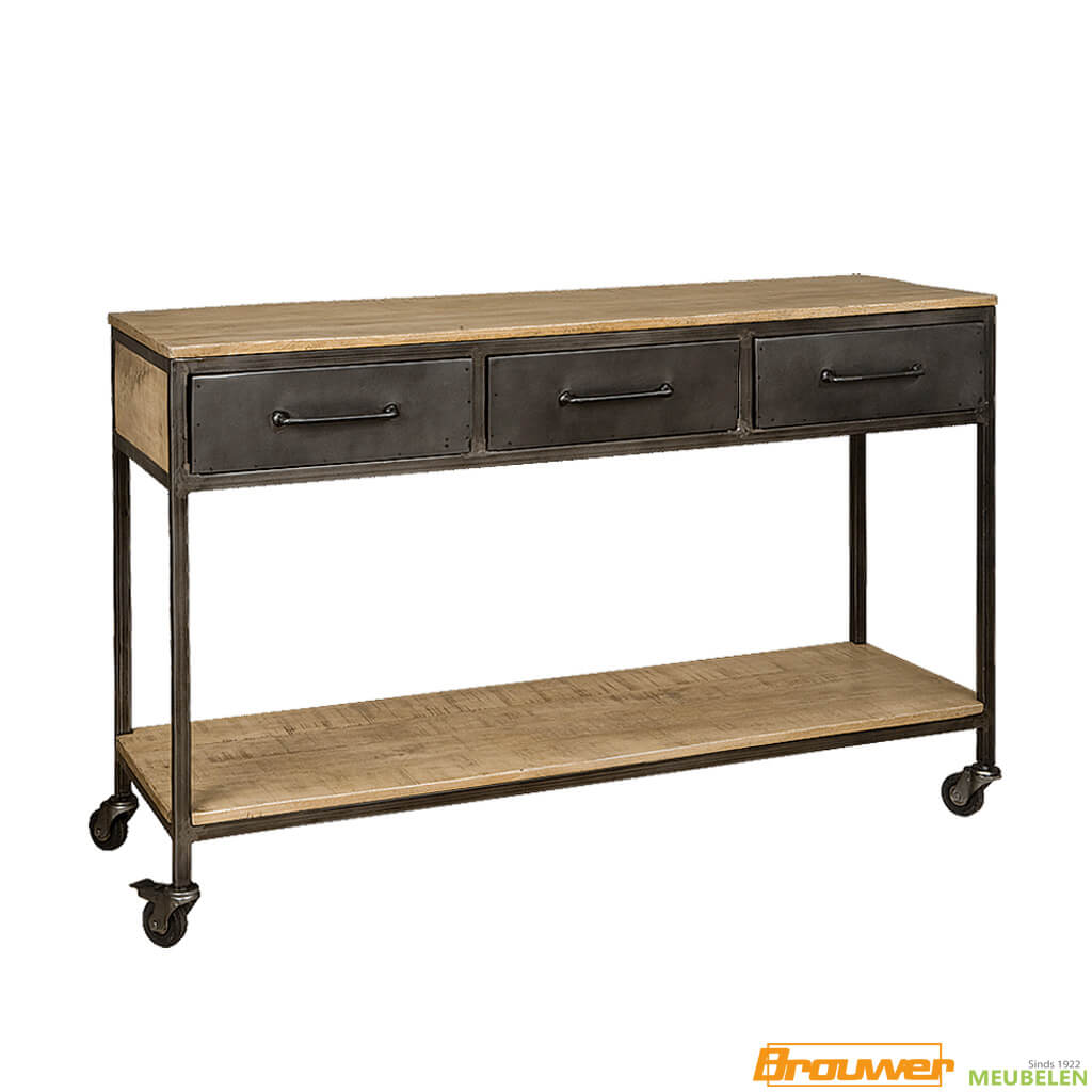 sidetable-op-wielen-mangohout-3-lade