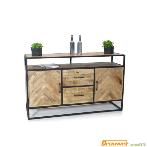 dressoir-visgraat-mangohout-kast-mango-exotische meubels