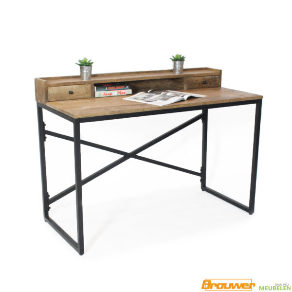 bureau mangohout sidetable