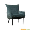 fauteuil daisy blauw 4 poten