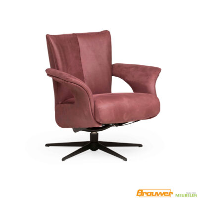 draaifauteuil-tex-bull-wine-red-draai stoel open hjort knudsen