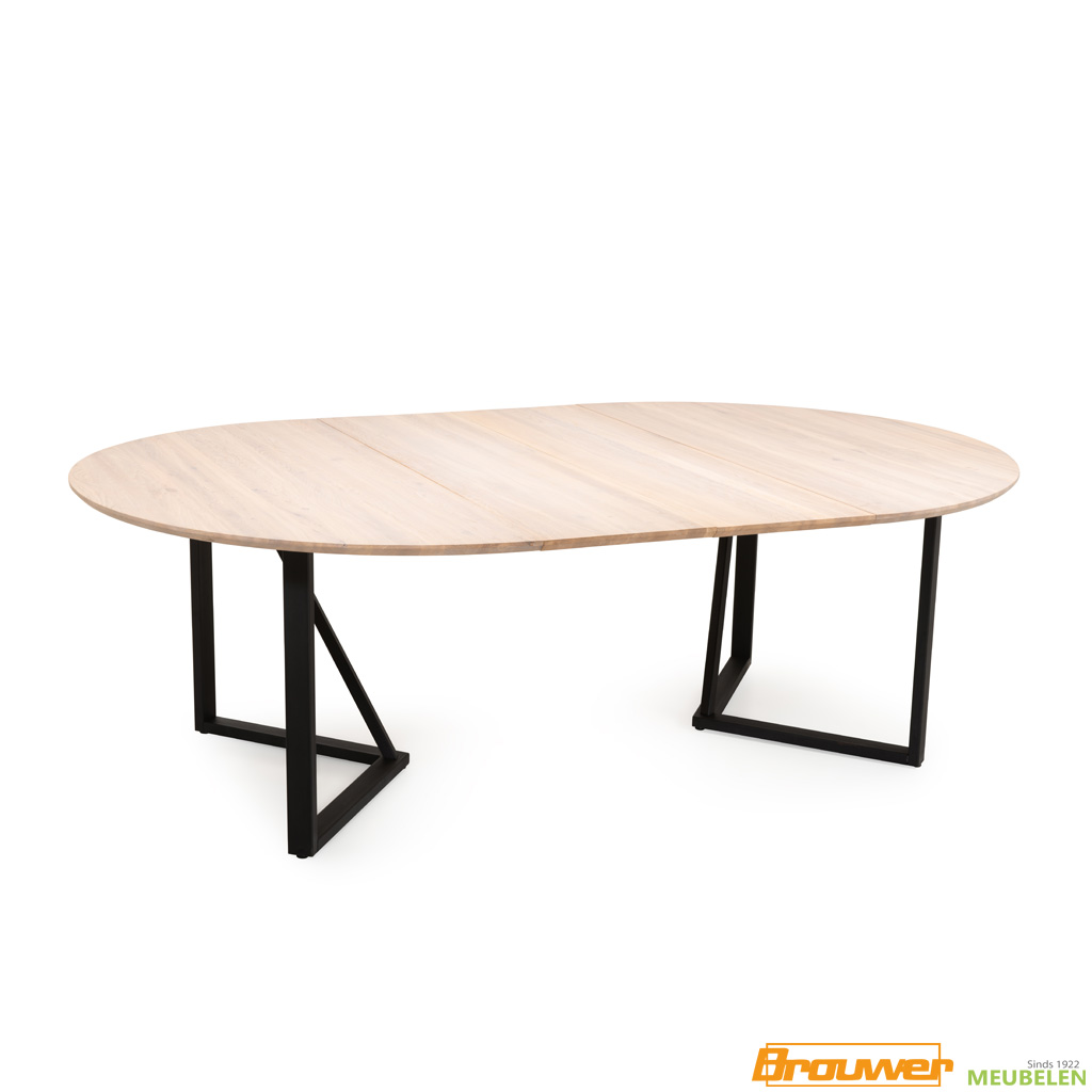 uitschuif tafel rond verlengbaar