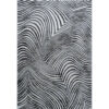 vloerkleed zebra zwart wit 160 x 230 cm