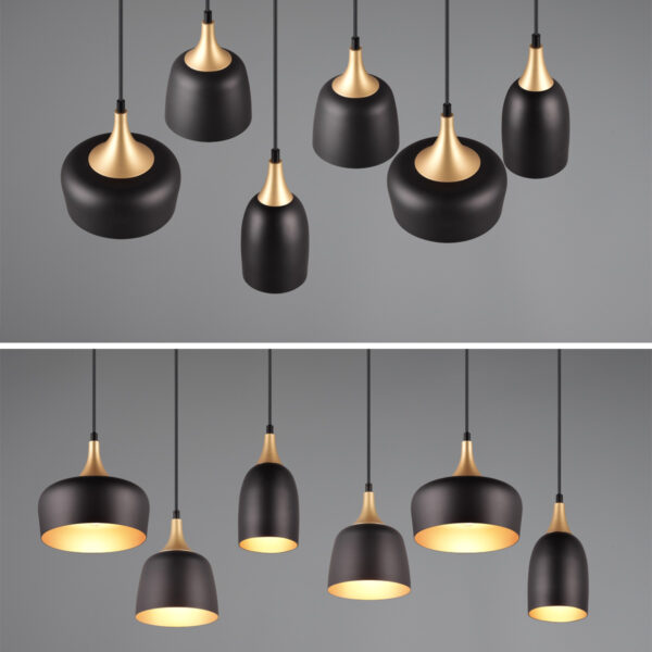 Hanglamp ‘Chico’ 6 Lichts - Afbeelding 2