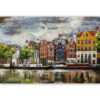 schilderij kleur gracht alkmaar amsterdam