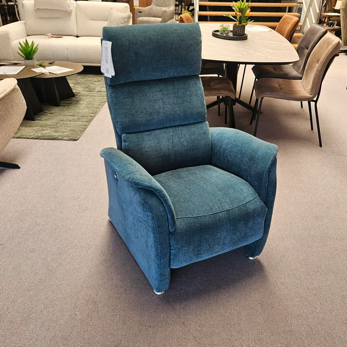 Relaxfauteuil Nora Petrol