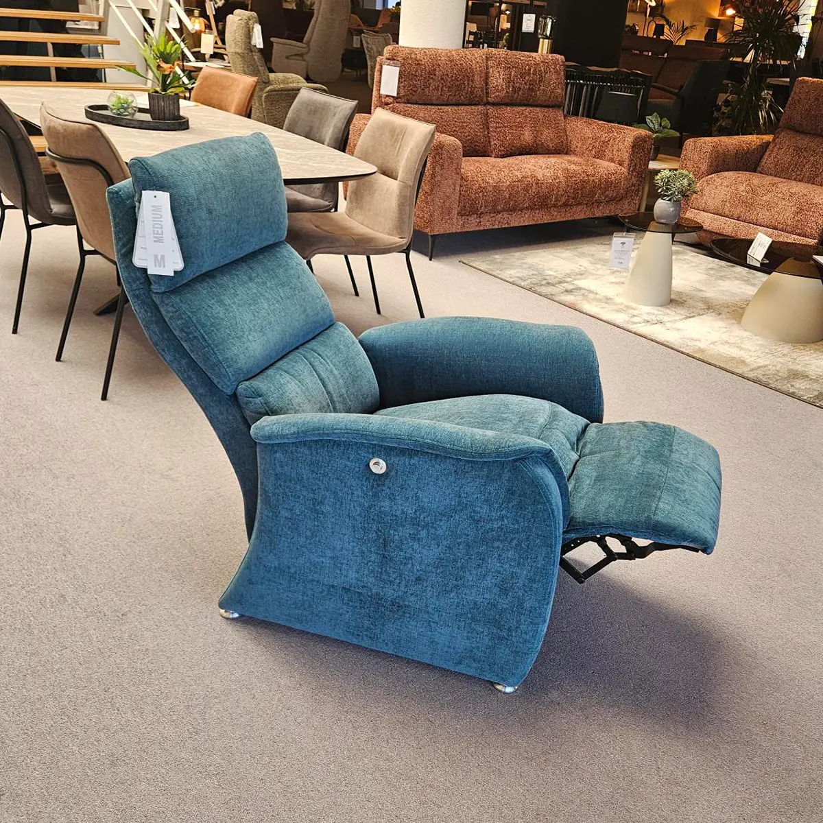 Relaxfauteuil Nora Petrol - Afbeelding 6