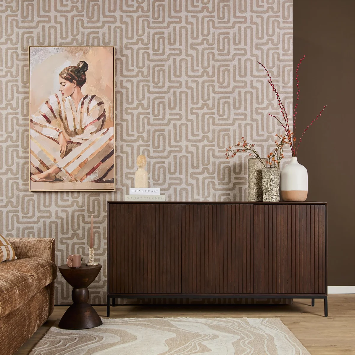 dressoir japandi kast madison brown starfurn