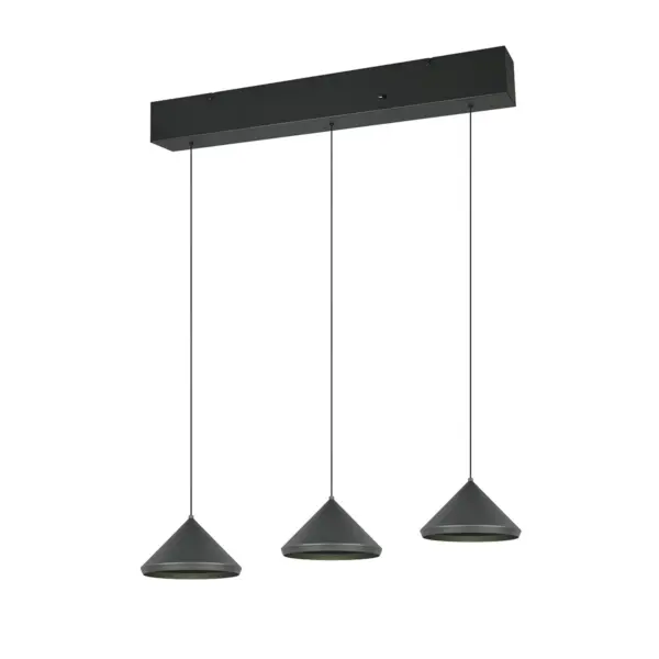 zwarte hanglamp 70 cm verstelbaar in hoote