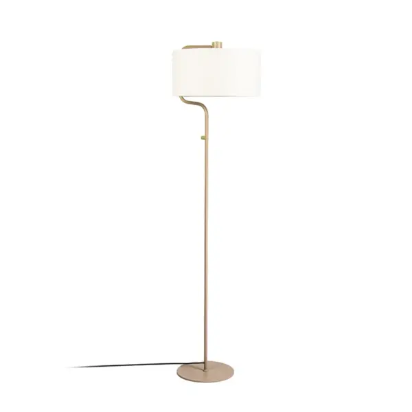 Vloerlamp Jacqueline zand eth creme kap