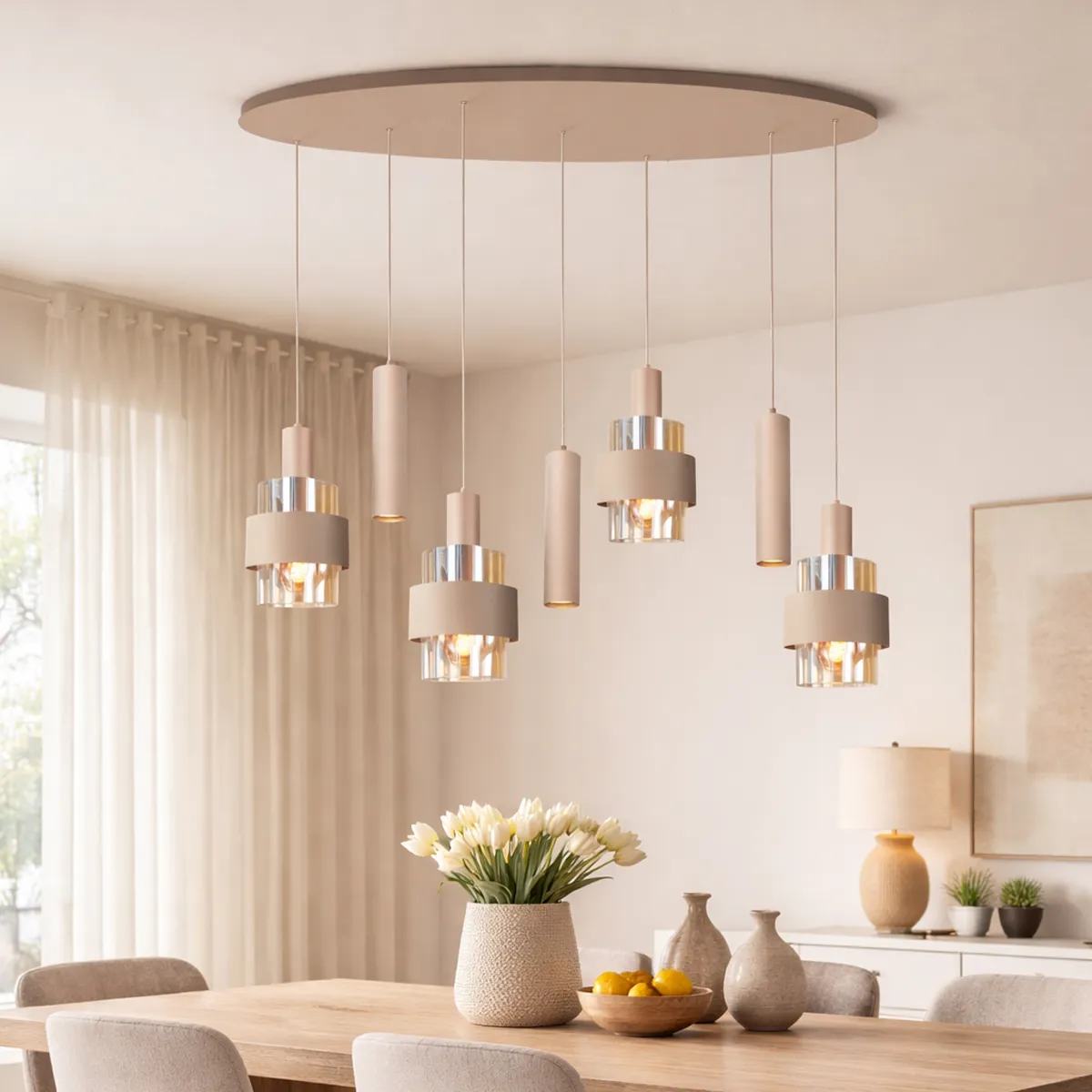 Hanglamp Marrone Ovaal - Afbeelding 3