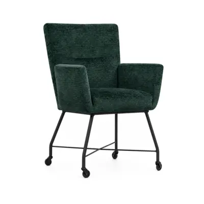 armstoel hans ww brede armstoel fauteuil stoel met armleuningen blauw fusion stof