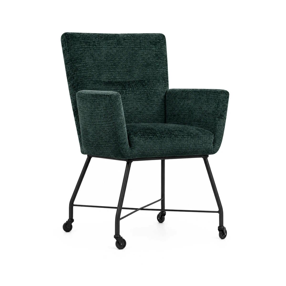 armstoel hans ww brede armstoel fauteuil stoel met armleuningen blauw fusion stof