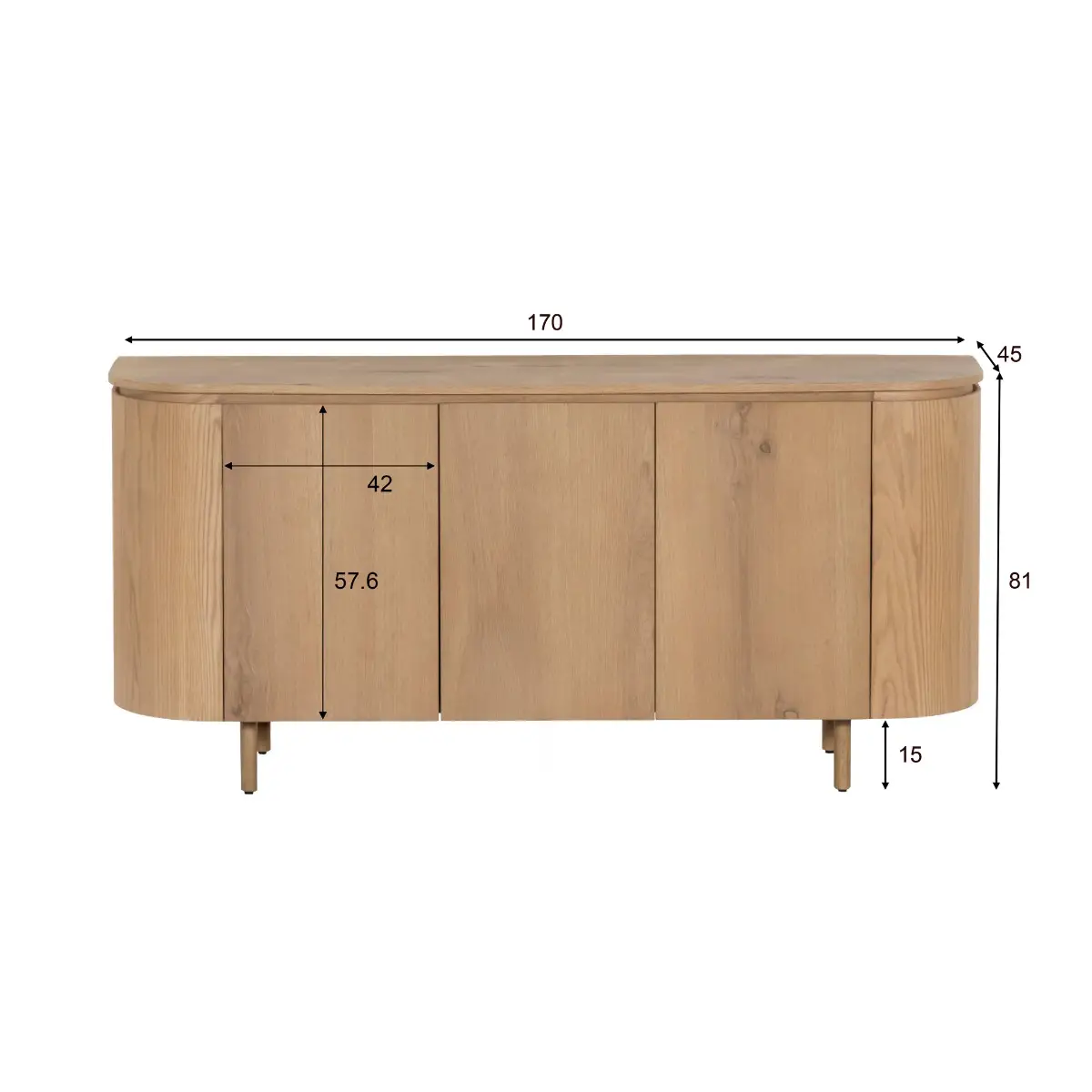 Dressoir Tobago 170 - Afbeelding 3
