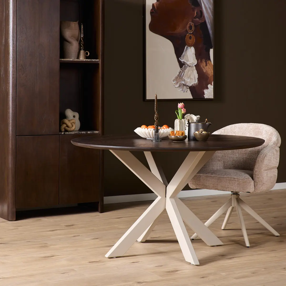 Eettafel Madison Brown