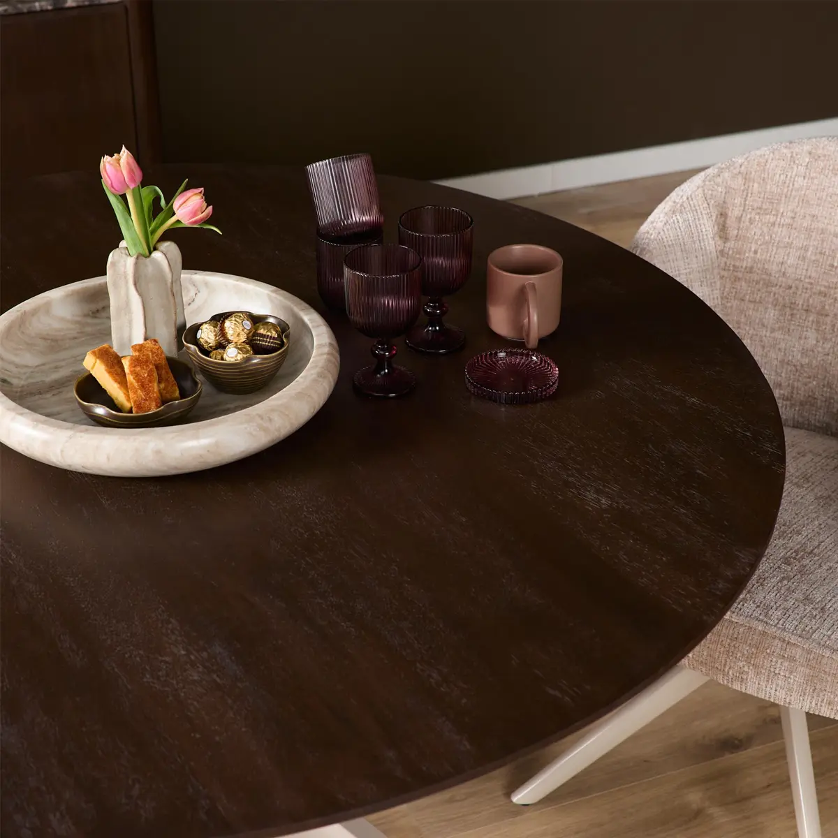 Eettafel Madison Brown - Afbeelding 2