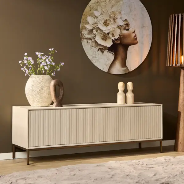 tv zand kleur beige madison starfurn latjes brons kleur