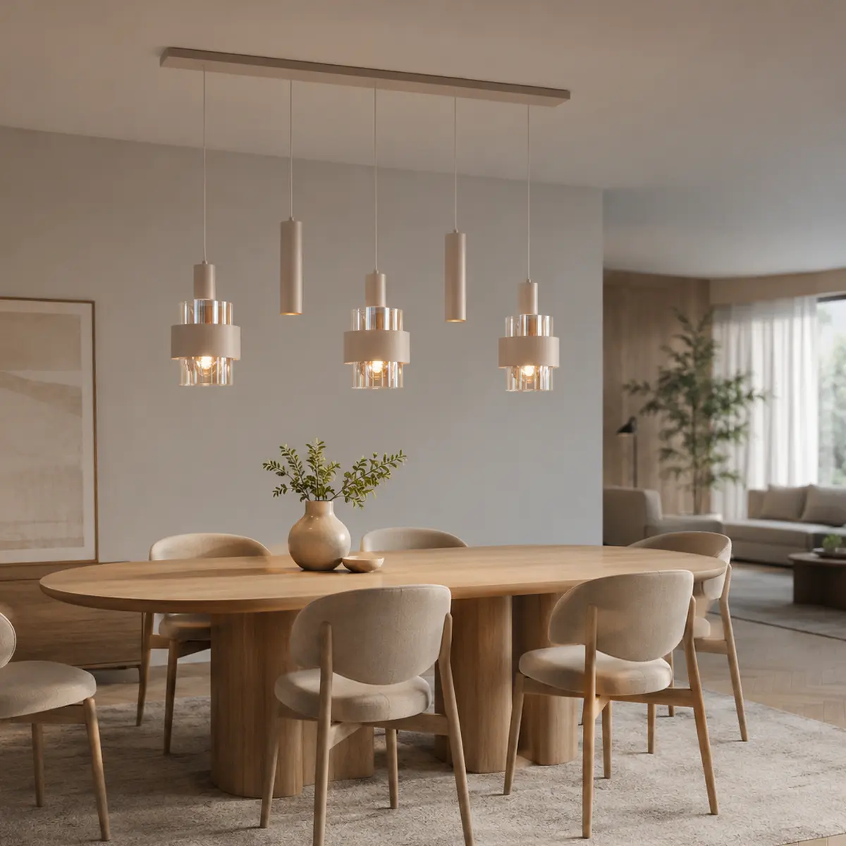Hanglamp Marrone Recht 5L - Afbeelding 3