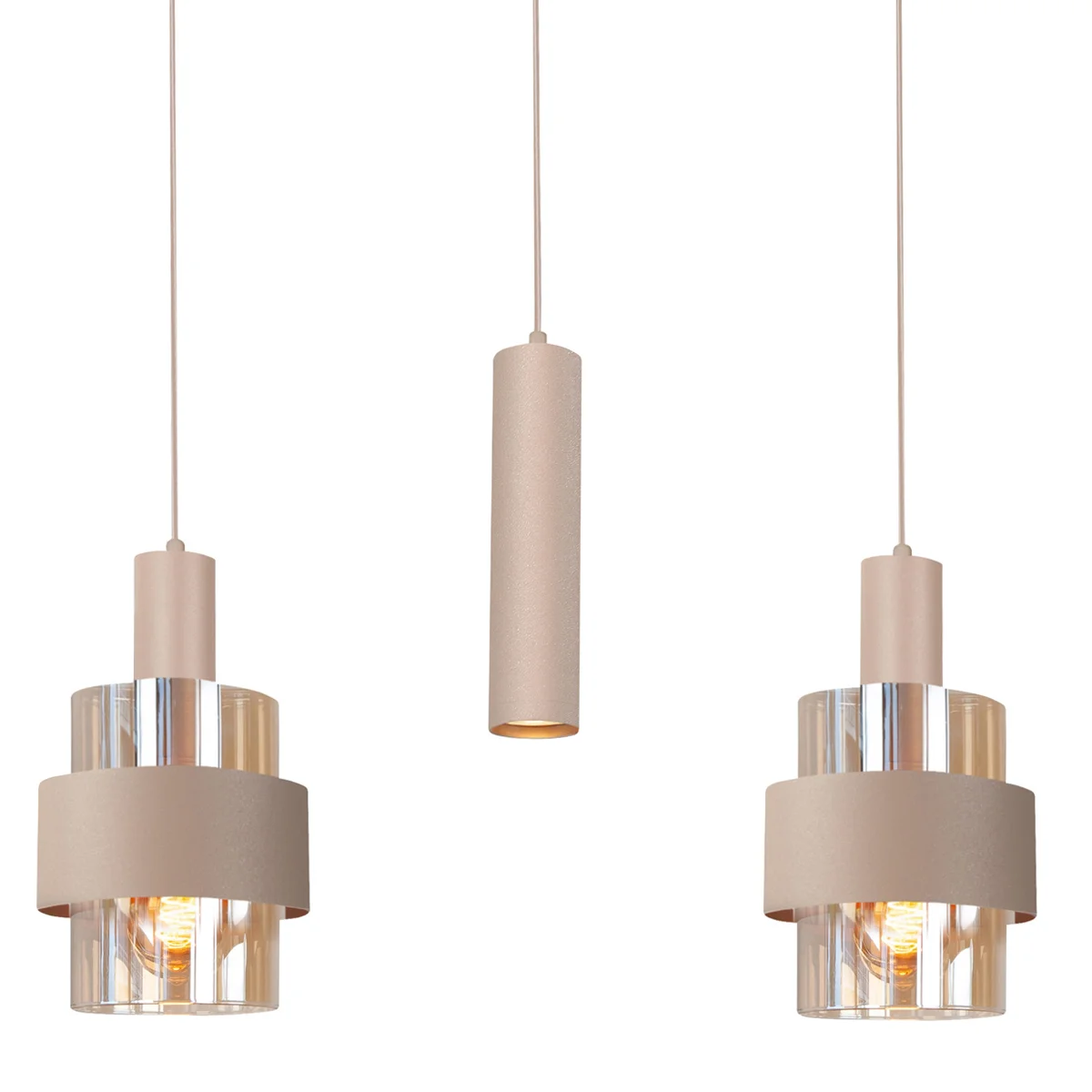 Hanglamp Marrone Recht 7L - Afbeelding 3