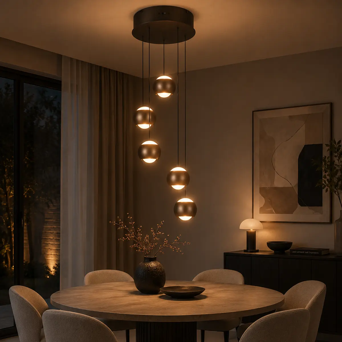Hanglamp Orbit Rond 5L - Afbeelding 4