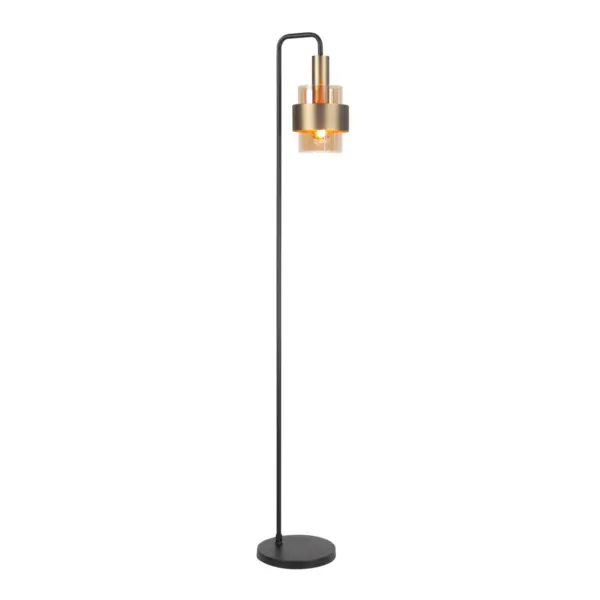 vloerlamp marrone brons