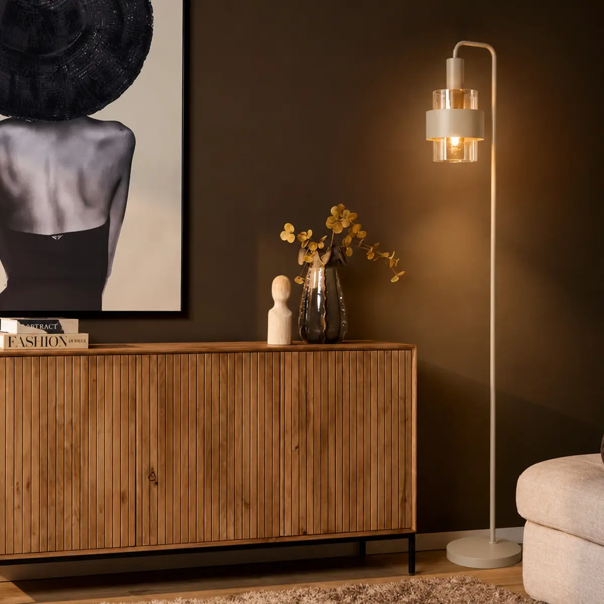 Vloerlamp Marrone Zand - Afbeelding 3