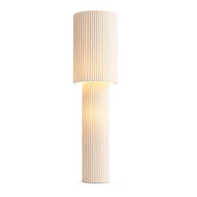 vloerlamp renate linnen zand kleur 140 cm hoog grote vloerlamp japandi