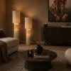 vloerlamp renate linnen zand kleur