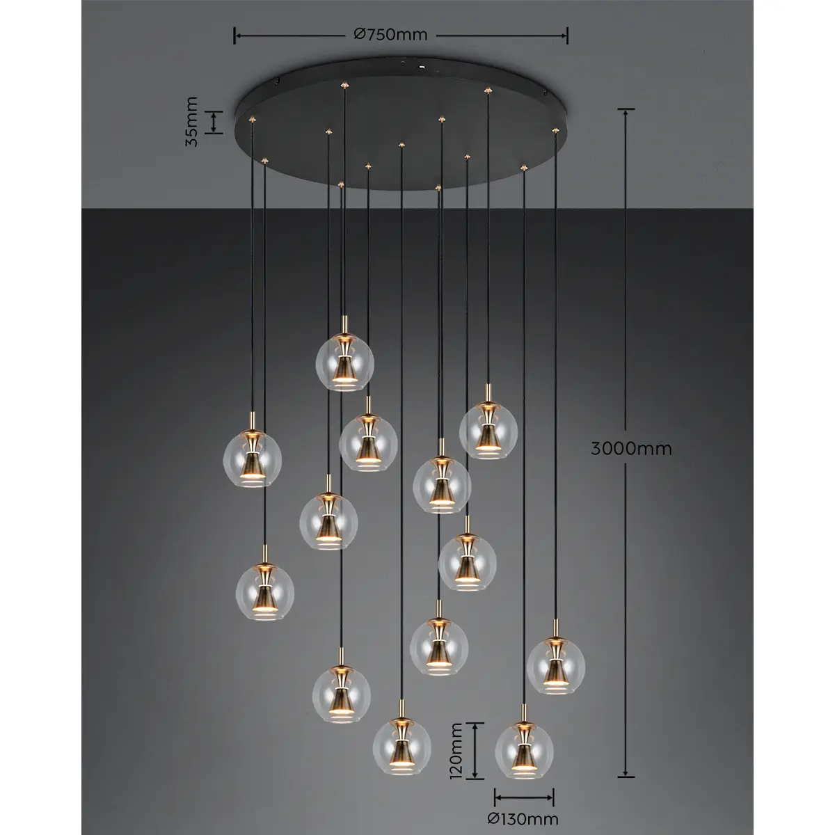 Hanglamp Solenne Rond - Afbeelding 6