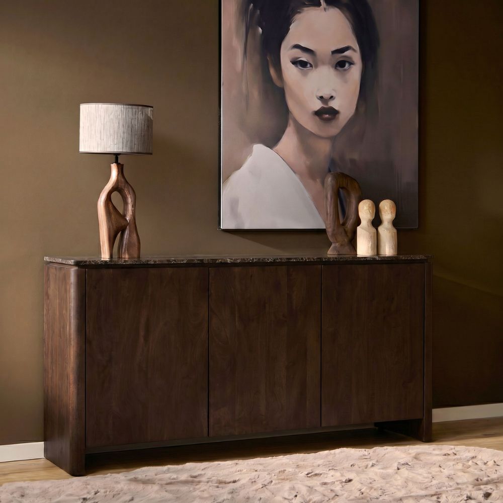 Dressoir Dallas Walnoot 165 cm - Afbeelding 2