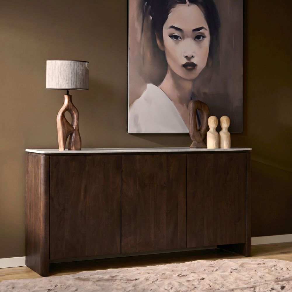 Dressoir Dallas Walnoot 165 cm - Afbeelding 3