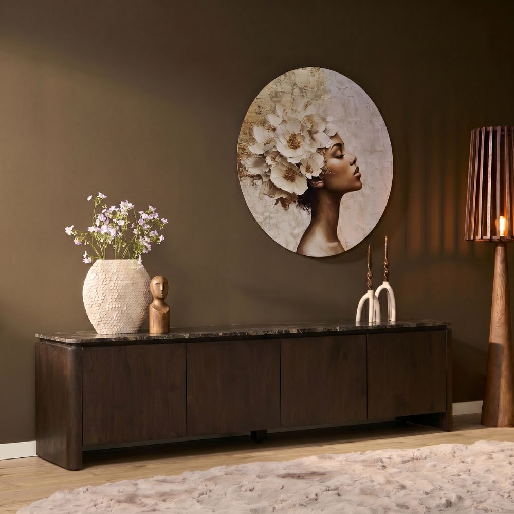 TV-Meubel Dallas Walnoot