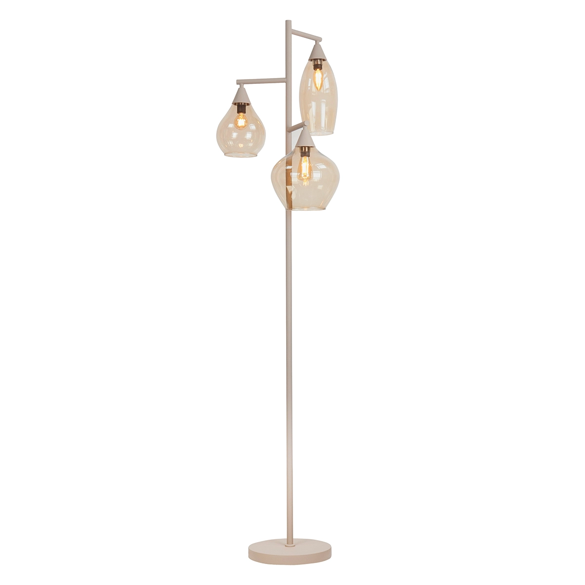 vloerlamp cambio zand kleur dimbaar