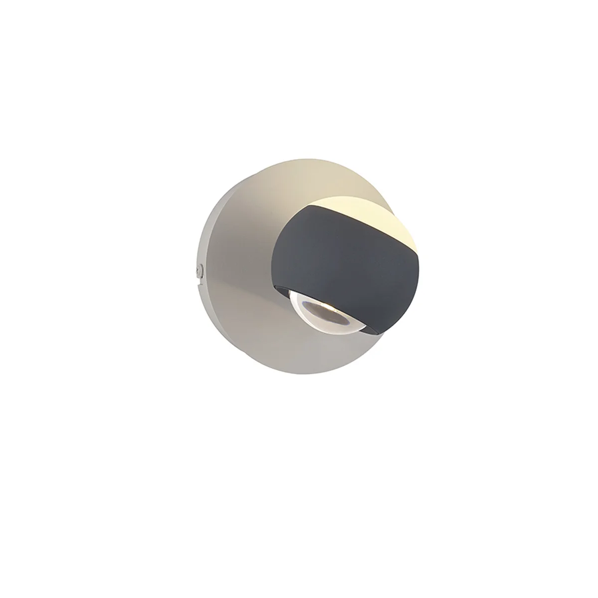 Wandlamp Cannon Antraciet